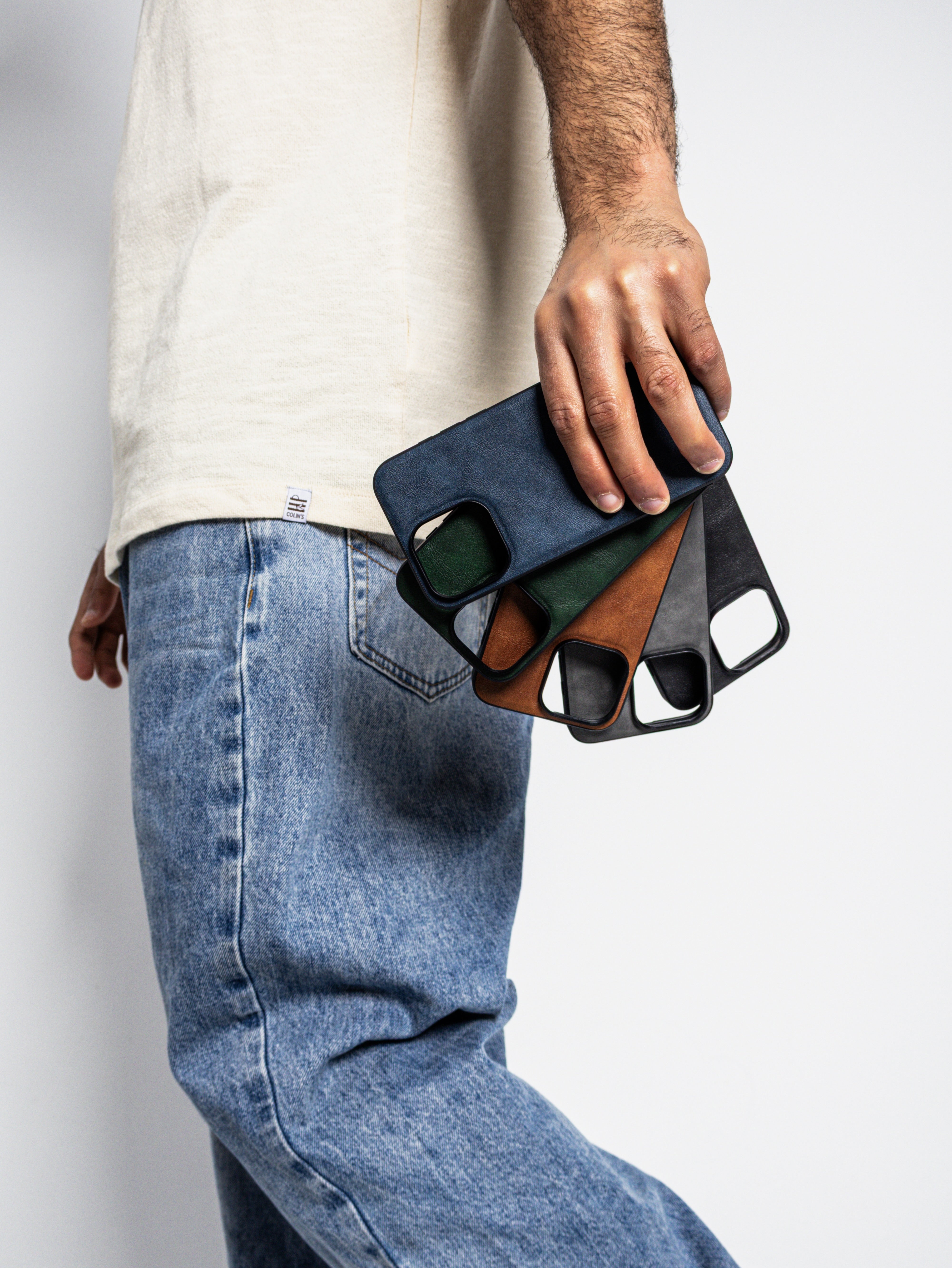 iPhone Luxury Leather Case ( Brown )