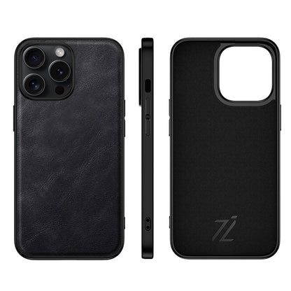 iPhone Luxury Leather Case ( Black )